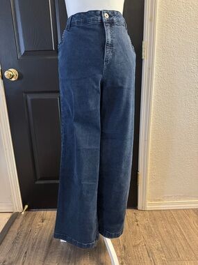 Style & Co. Dark Blue Wide Leg Jeans